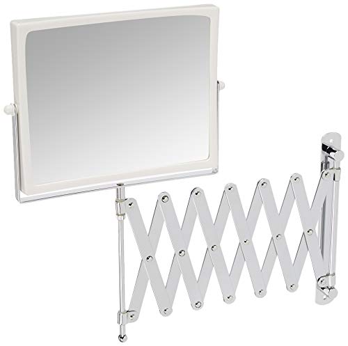 JERDON Two-Sided Swivel Wall Mount Mirror