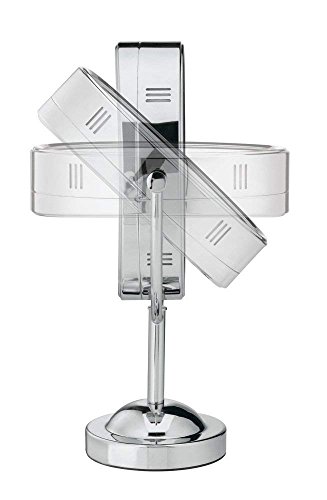 Conair Polished Chrome LED Vanity Mirror Double-Sided 7X Magnifying