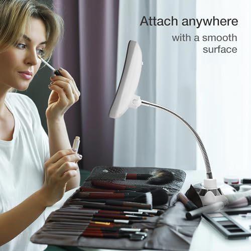 Fancii 10x Flexible Magnifying Mirror with 3 LED Settings
