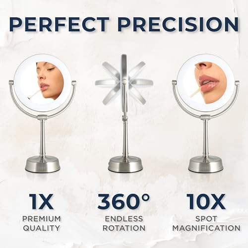 Zadro Lexington LED Swivel Makeup Mirror