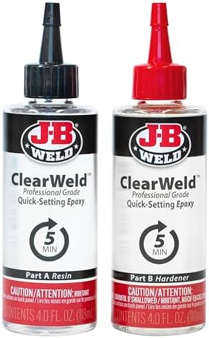 J-B Weld Pro Tile Epoxy Set - 5-Minute Easy Cure