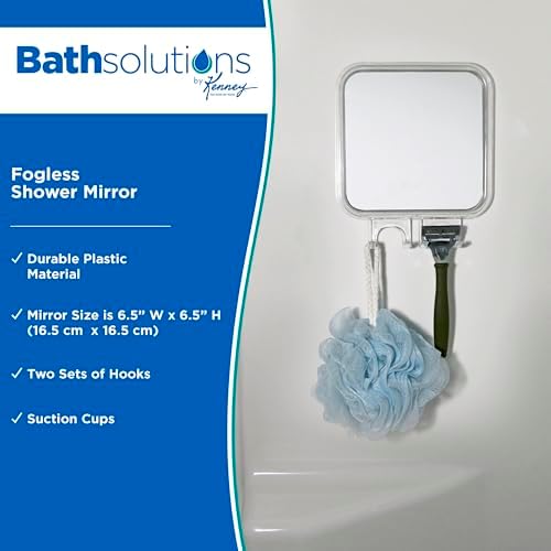 Kenney Fogless Shower Mirror - 65x65 inch