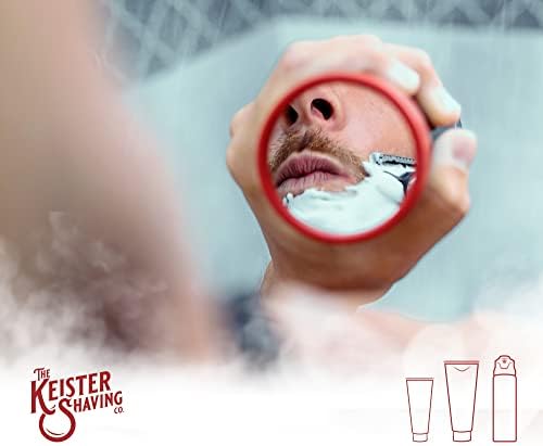 The Keister Pocket Mirror Perfect for Shaving Squeeze Bottles