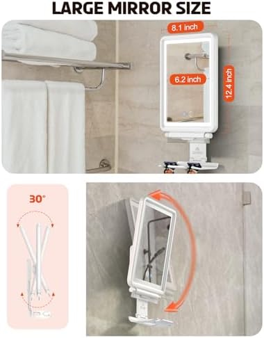 Order Your Premium Heating Dimmable Shower Mirror Today - Widitn