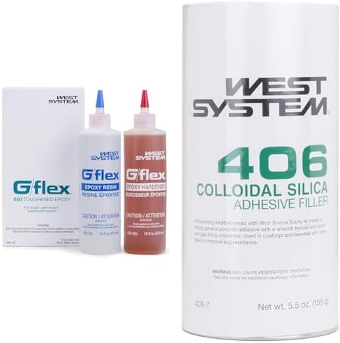 Fast-Setting Epoxy Adhesive with West System Collodial Silica