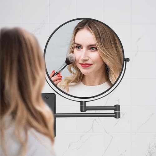 8 Makeup Mirror with Extendable Arm 10X Zoom