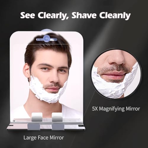 Stylish Fog-Free Shower Mirror
