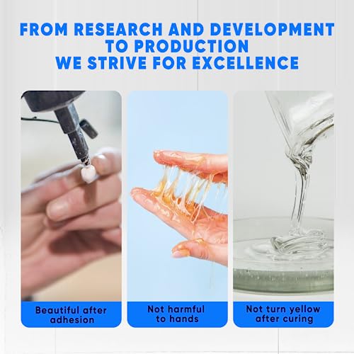 Flinemon Epoxy Resin Clearhesive for Plastic Metal and Wood 3-Pack