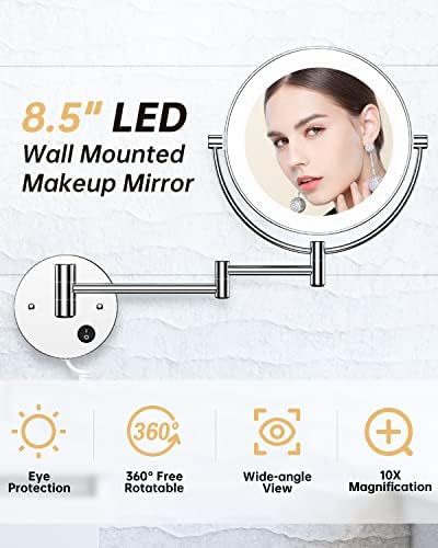 Gospire 85 Wall Mounted Magnifying Mirror