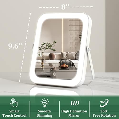 ROLOVE 8x10 Lighted Vanity Mirror