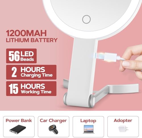 MIYADIVA 30X Magnifying Makeup Mirror