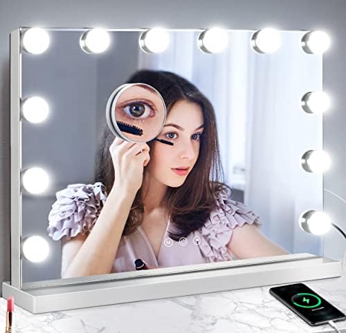 Vanity Mirror with Bright Flurable LED Lights - For Home Beauty Lovers
