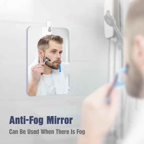 COBETouchless Fog-Free Shower Mirror for Home Travel Safe Durable