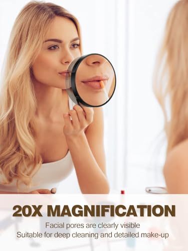 20X Magnifying Mirror wSuction Cups