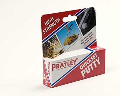 4 x Pratley Quikset Adhesive Epoxy Putty 125g