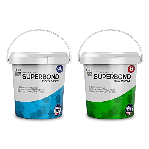 FGCI Super Bond 2 Part Epoxy Adhesive Slow-Cure Wood Metal Glue