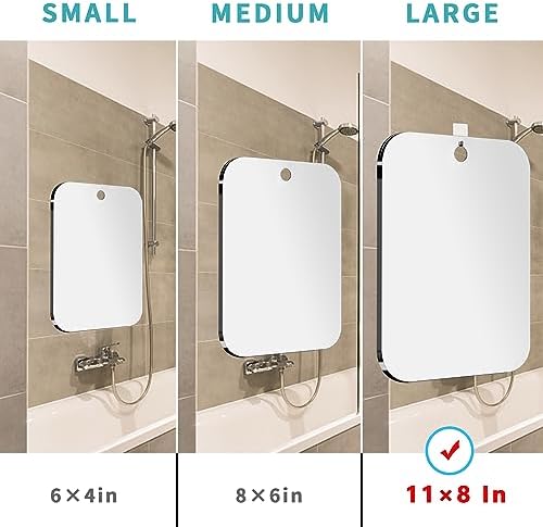 Larger Durable Shave Mirror for Travel Camping