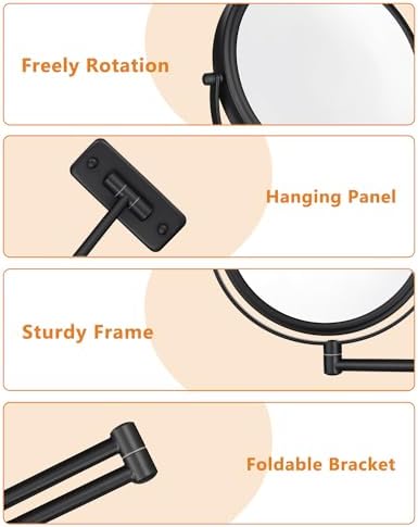 Decluttr Wall-Mounted Makeup Mirror
