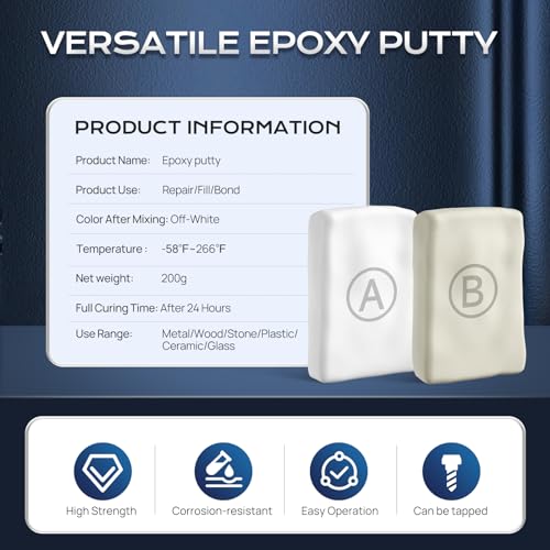 Boncart 200g Fast Repair Epoxy Putty Metal and Wood Filler