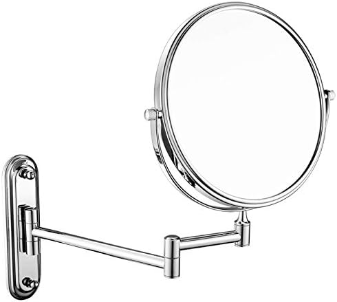 Rhinestone Metal Vanity Mirror for Makeup and Travel