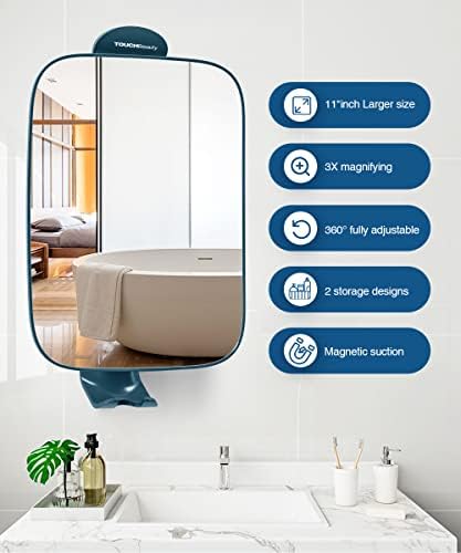 TOUCHBeauty 3-in-1 Mens and Womens Shaving Mirror