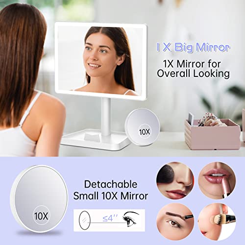 High-Quality Rechargeable Makeup Mirror with Lights
