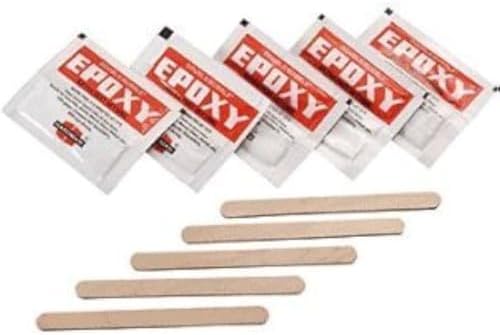 Hardman Double Bubble Red Epoxies 3-5 Minute Quick Set 5 Pack