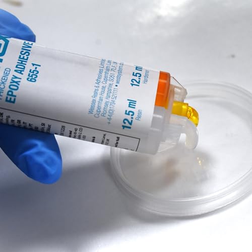 Sturdy 2-Part Epoxy Glue Syringe for DIY Marine More