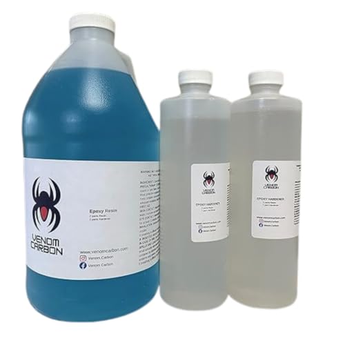 96 Ounce Clear Blue Epoxy Resin System for Industrial Use