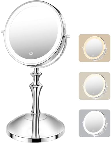 Bright Versatile Large Makeup Mirror Perfect for Grooming