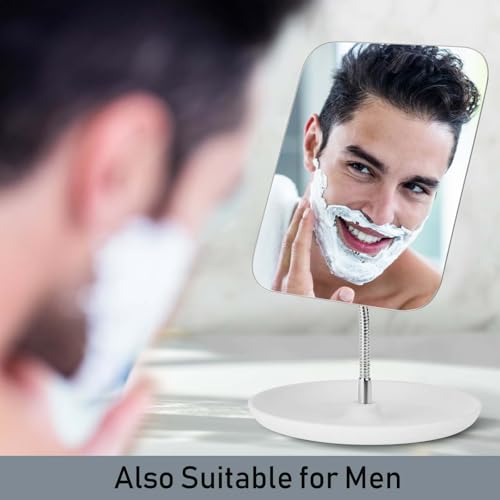 Adjustable Makeup Mirror with Stand Perfect for Travel Home