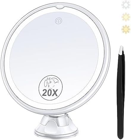 20X Magnifying Beauty Mirror with Lights