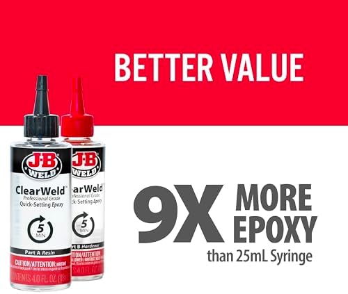 J-B Weld Pro Tile Epoxy Set - 5-Minute Easy Cure