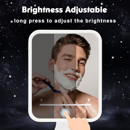 FANDENINI Heated Fogless Shower Mirror with LED Lights