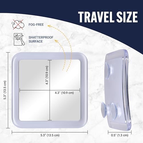 Stylish Anti-Fog Shower Mirror
