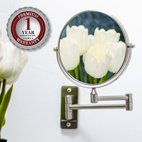Versatile 7 Wall-Mounted Makeup Mirror with Swivel Design