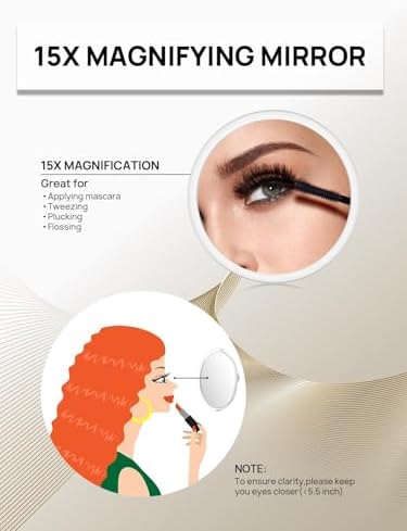 Macaki 6-Inch Magnifying Mirror