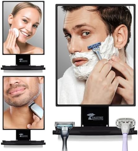ToiletTree Adjustable vagrancy-Free Shower Mirror