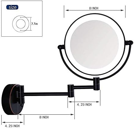 LCARY Compact Mirror - Portable Travel Makeup Tool