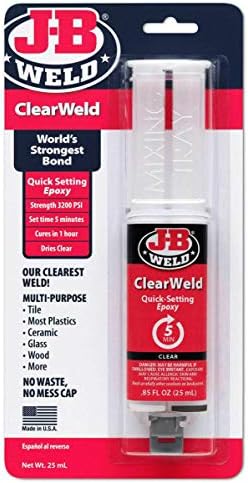 Fast-E epoxy Clear Syringe for Bonds
