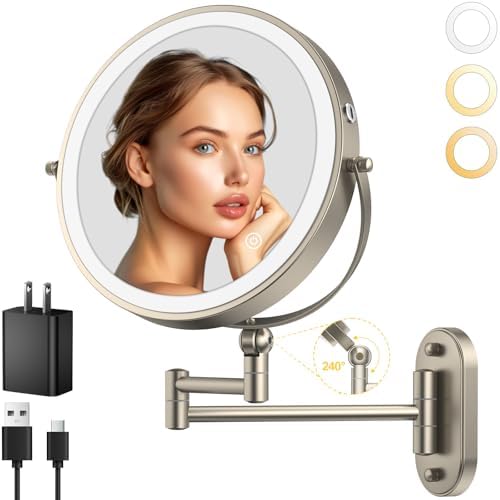 Perfect 9 Wall-Mounted Makeup Mirror for Your Space