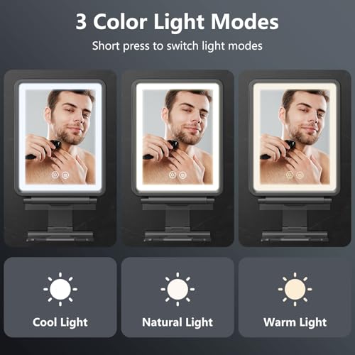 Heated Fashionable Flat Mirror with Anti-Fog Function