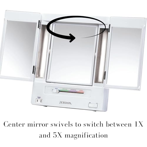 JERDON makeup mirror with lights
