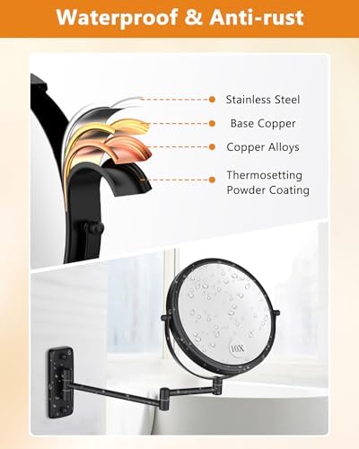 Decluttr Wall-Mounted Makeup Mirror