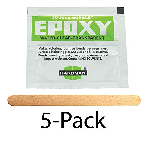 5-Pack of Crystal Clear Epoxy Green-Label Clear as Water