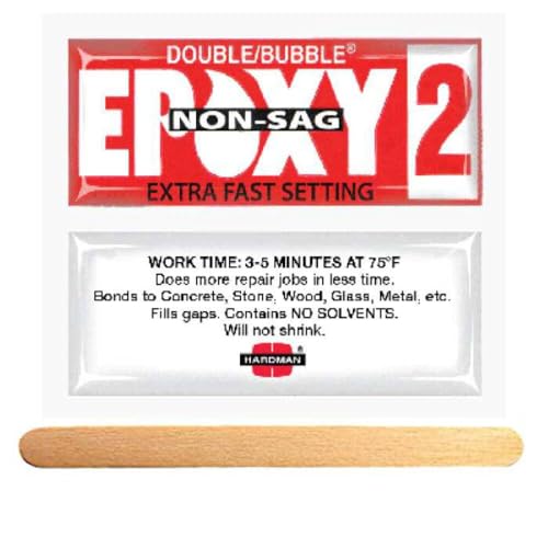 Hardman Double Bubble Red Non-Sag Epoxy Gel