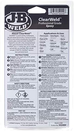 J-B Weld Jb Clearweld Epoxy 8oz