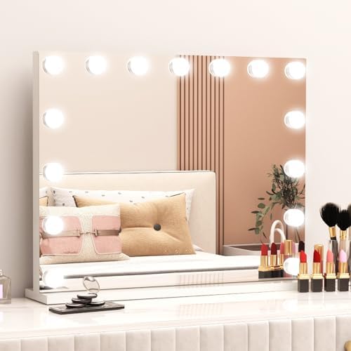 15-Bulb Vanity Mirror 3 Lighting Modes 10xMagnification