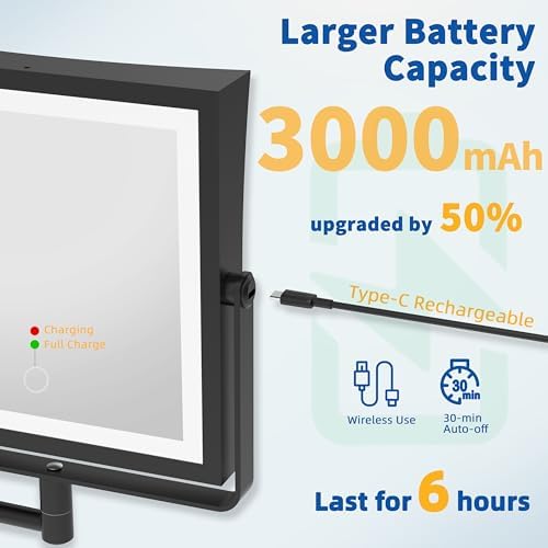 Ruacq Rechargeable Makeup Mirror