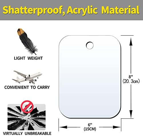 Shatter-Proof Shaving Mirror